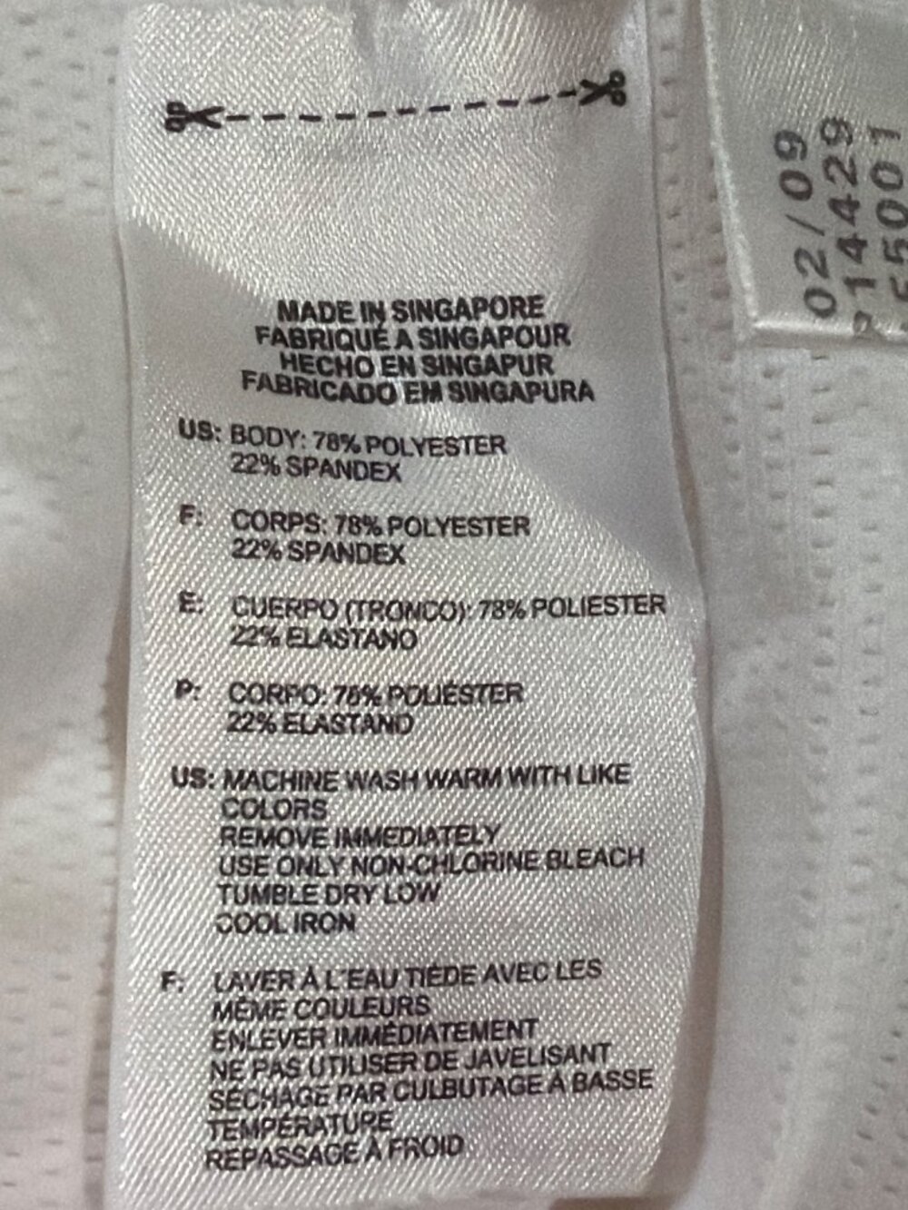 Adidas White V-Neck Short Sleeve Activewear T-Shirt Women’s Size L Polyester Spa - Picture 4 of 4